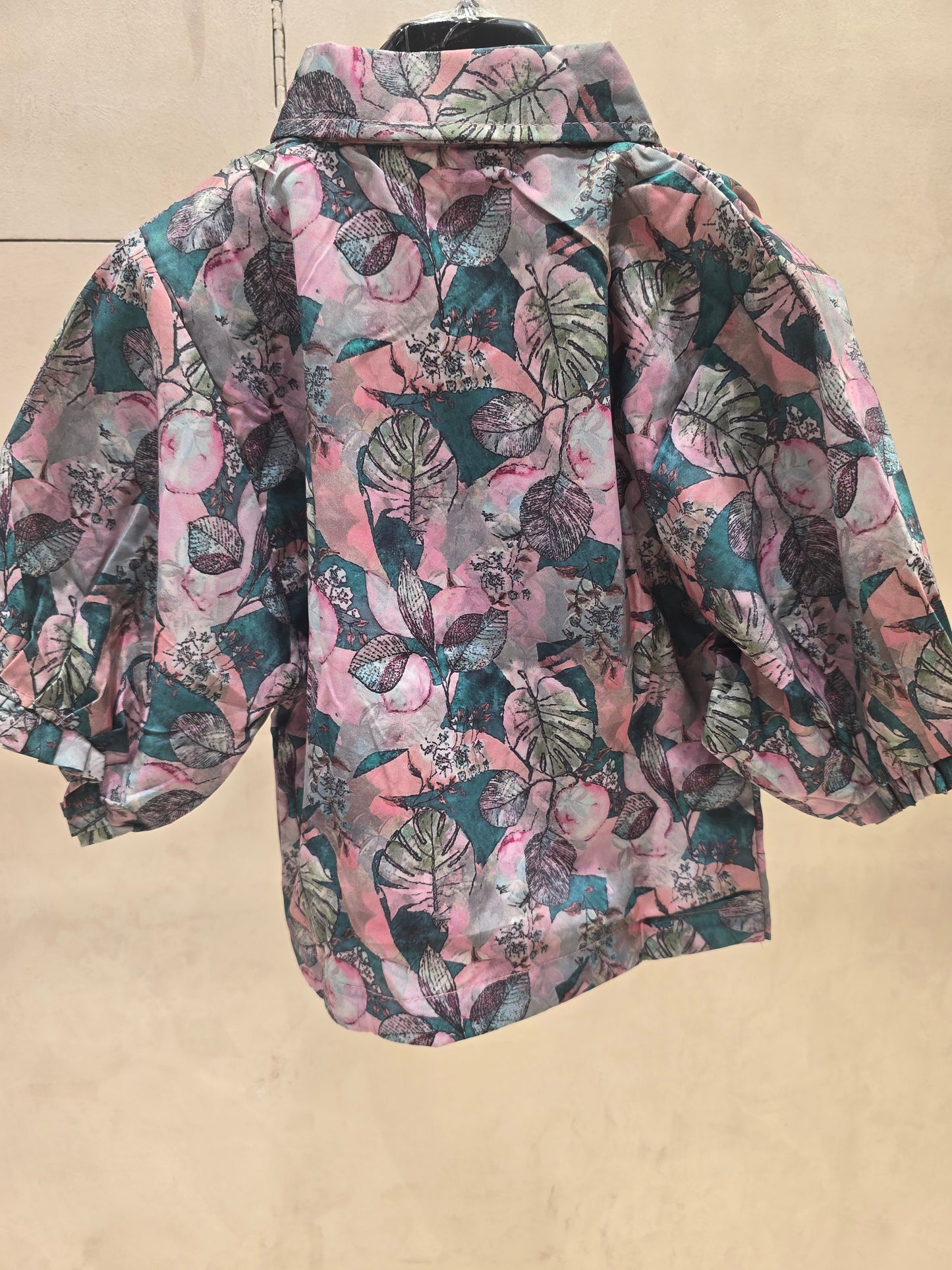 Girl Multi Colour Floral Georgette Western Shirt