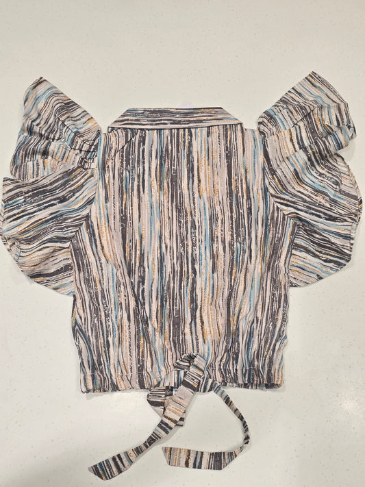 Printed Cotton Crop Top for Girls