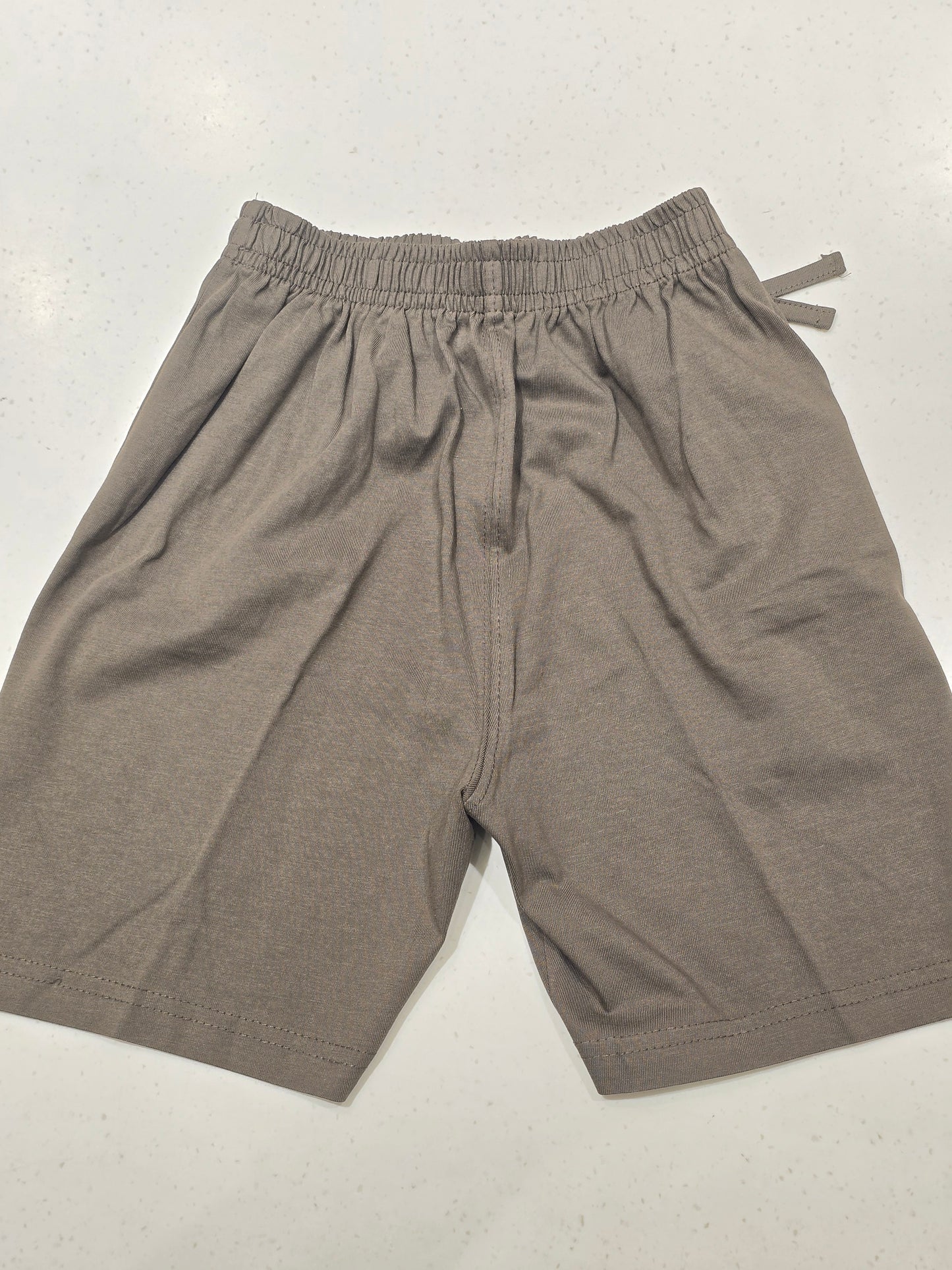 Mehendi Green Cotton Shorts for Boys