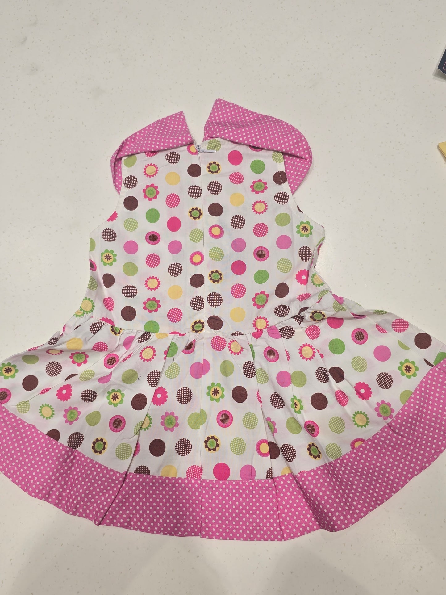 Baby Girl Multi Colour Cotton Frock