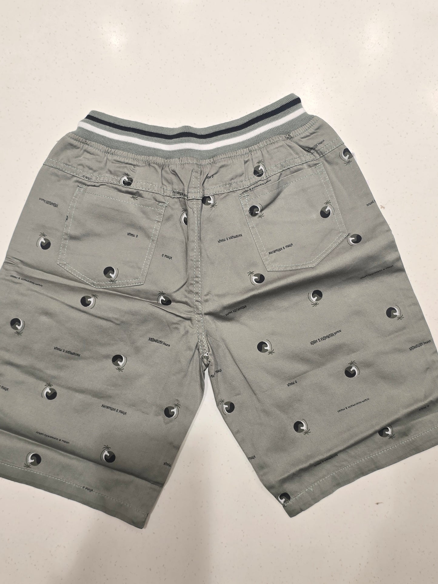Blue Cotton Shorts for Boys