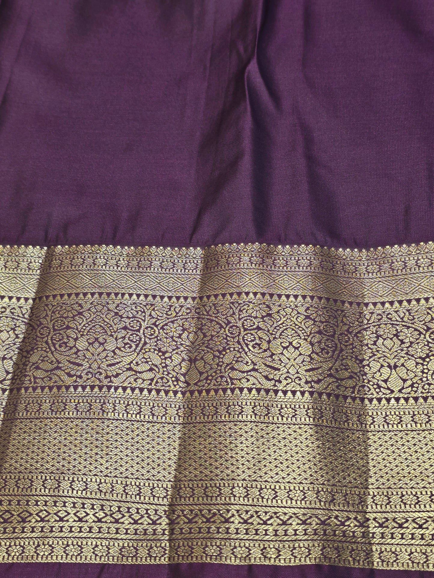 Women Bright Yellow Semi Kanjivaram Silk Saree