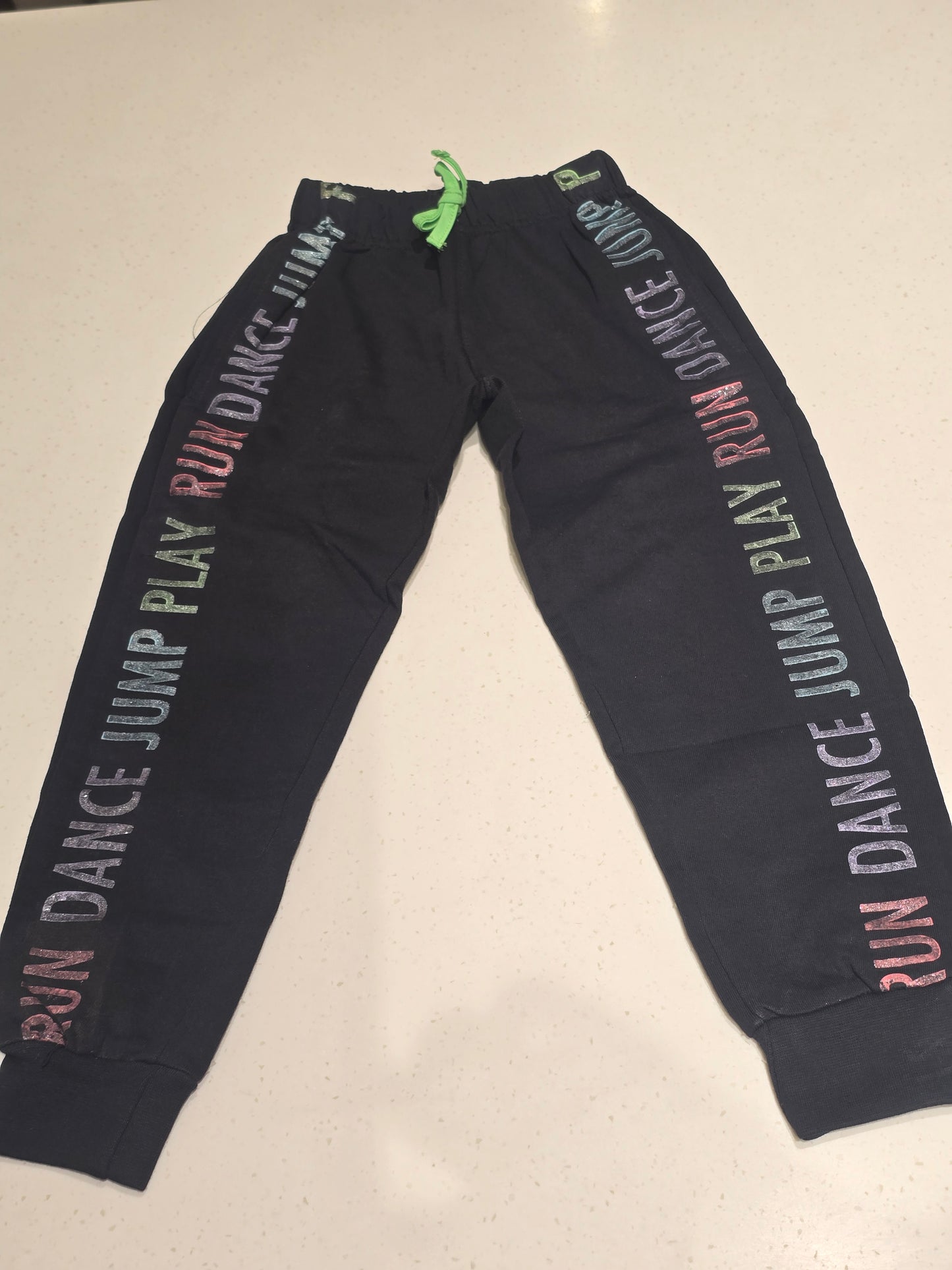Cotton material black color casual wear for girl