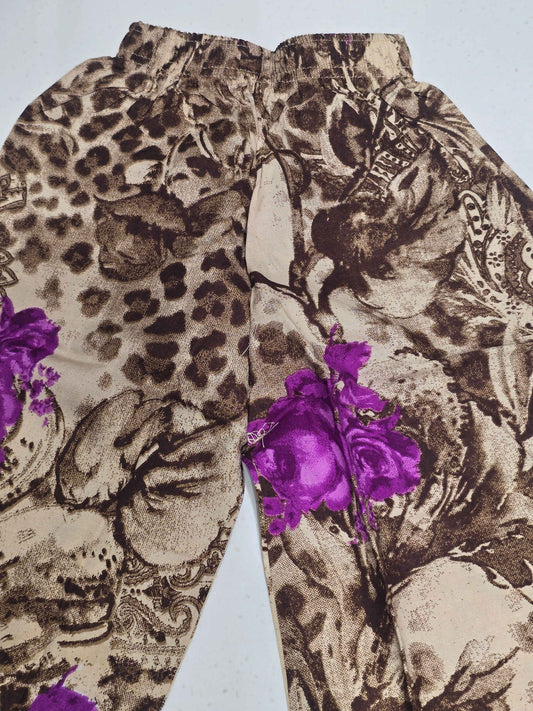 Girls Printed Cotton Pant