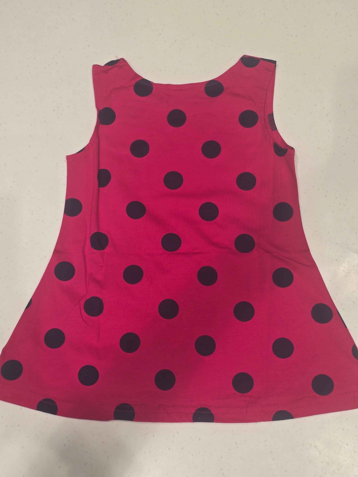 Girls Cotton Polka Dot Full Sleeve Top