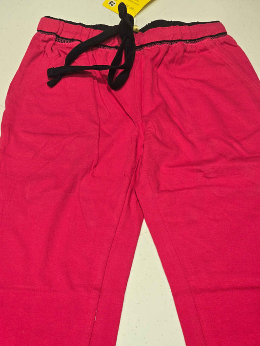 girls' hot pink/fuchsia capri pants,