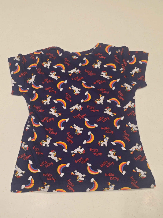 Girls Cotton Printed Half Sleeve Top