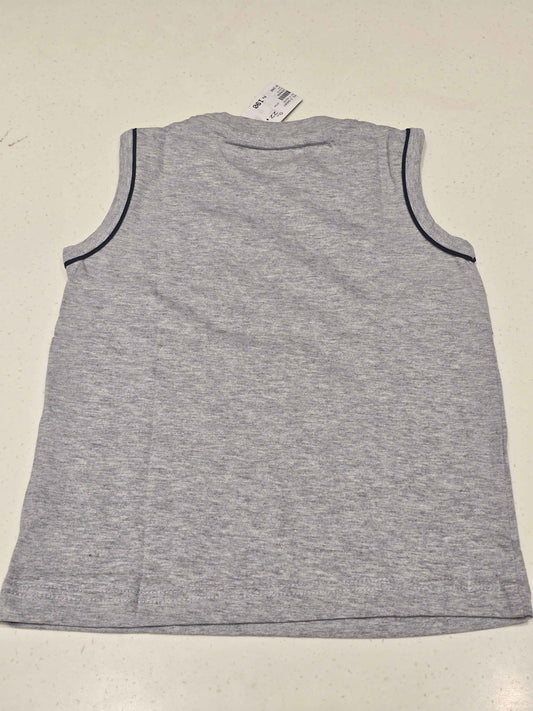 Boys Cotton Sleeveless T-Shirt