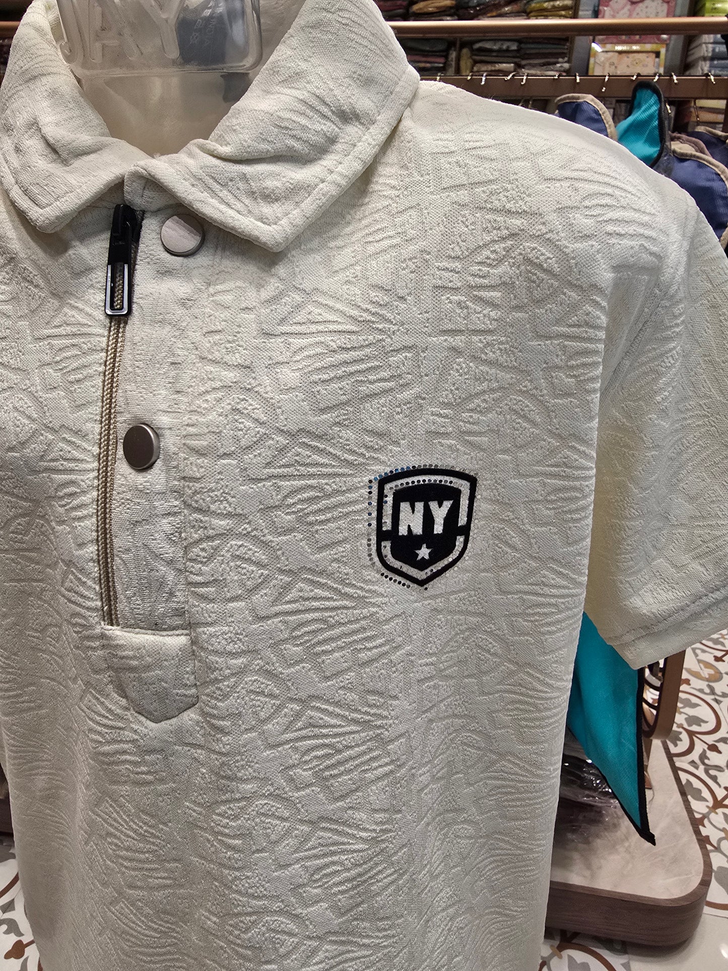 Boys Lycra Popcorn Collar T-Shirt – Half Sleeves | Summer Wear