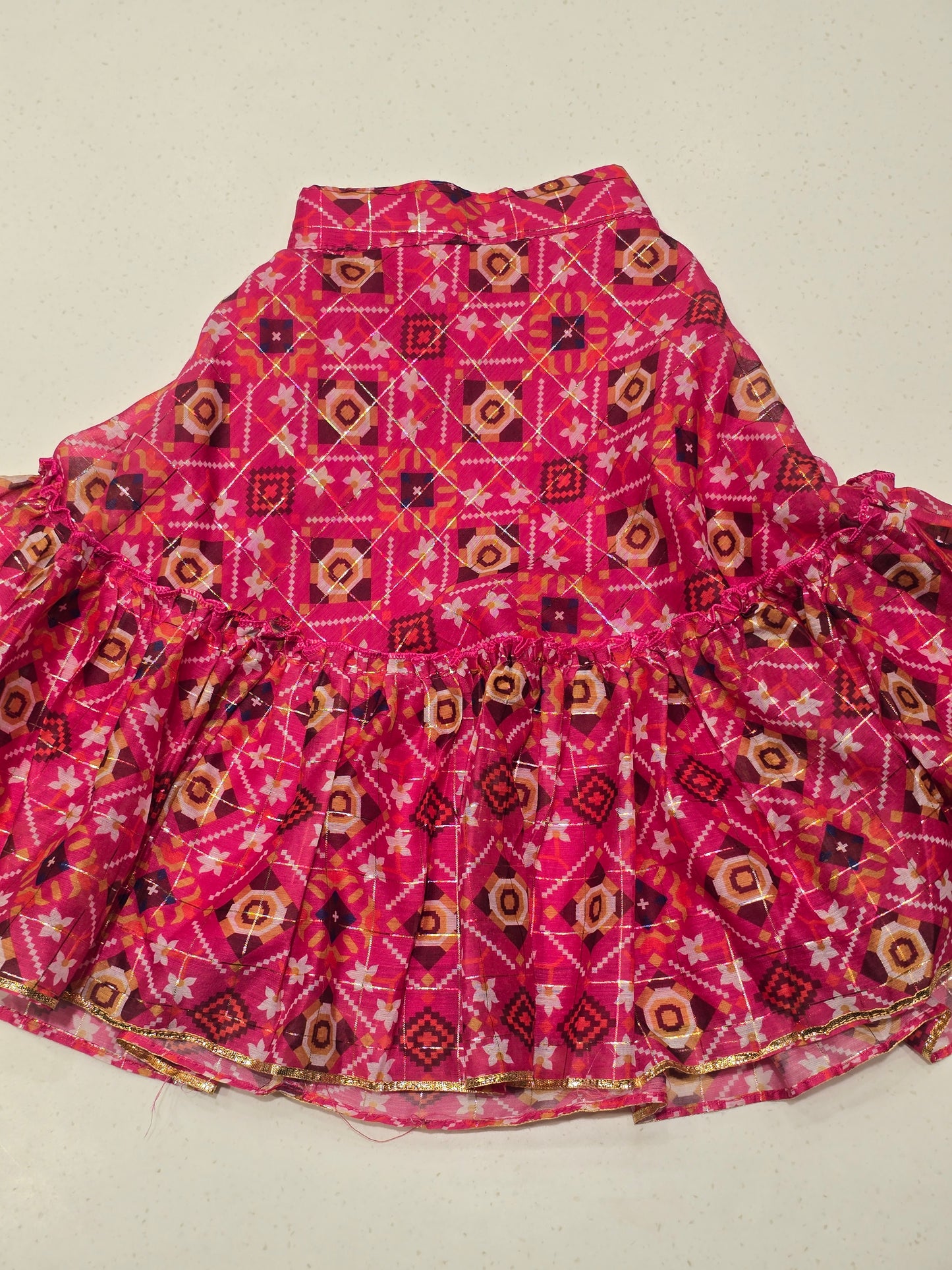traditional kids' lehenga choli set