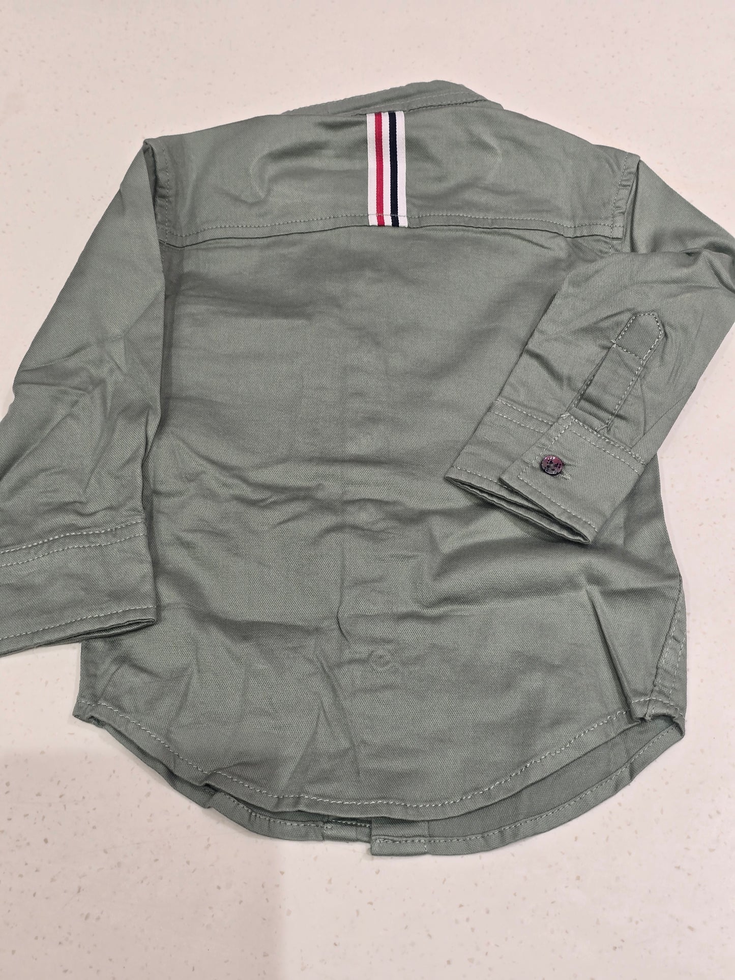 Lycra Material gray color shirt for boy with full sleeves