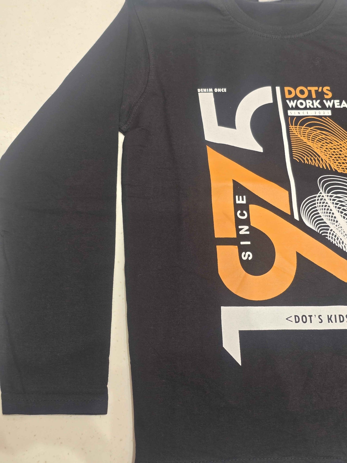 Lycra cotton material full sleeve t-shirt for boys