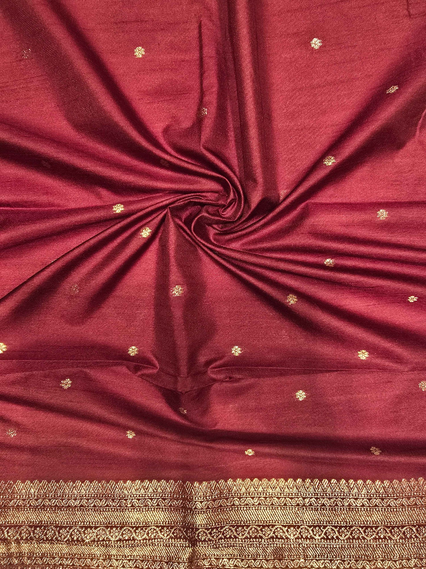 Semi Banarasi Silk Saree with Zari Weaving & Rich Border | Elegant Festive & Party Wear Saree for Women