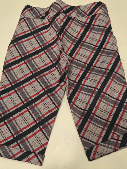 Stretchable material multi colour checked pattren with round Elasticable