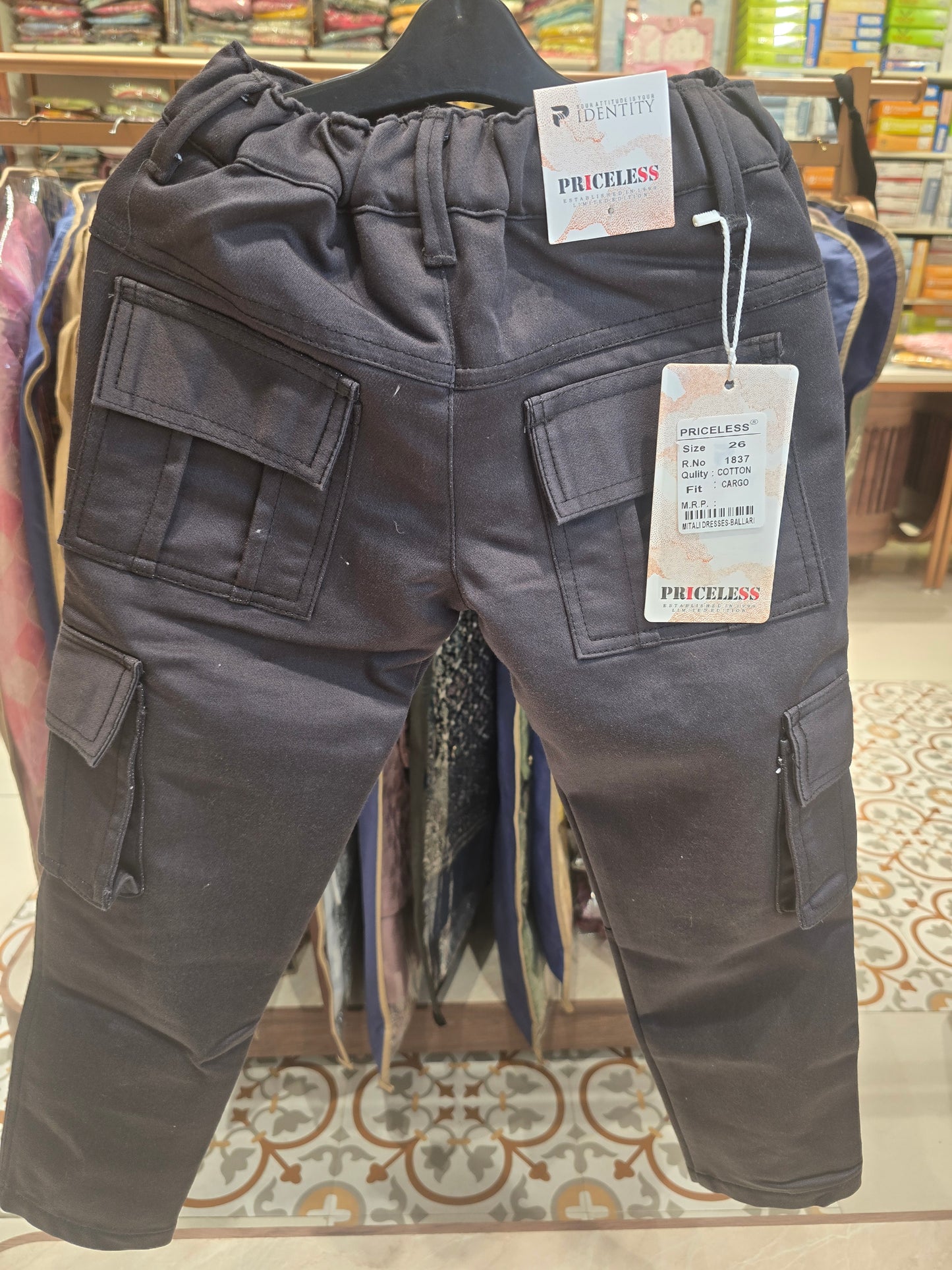 Cotton Cargo Pants with 6 Pockets – Boys