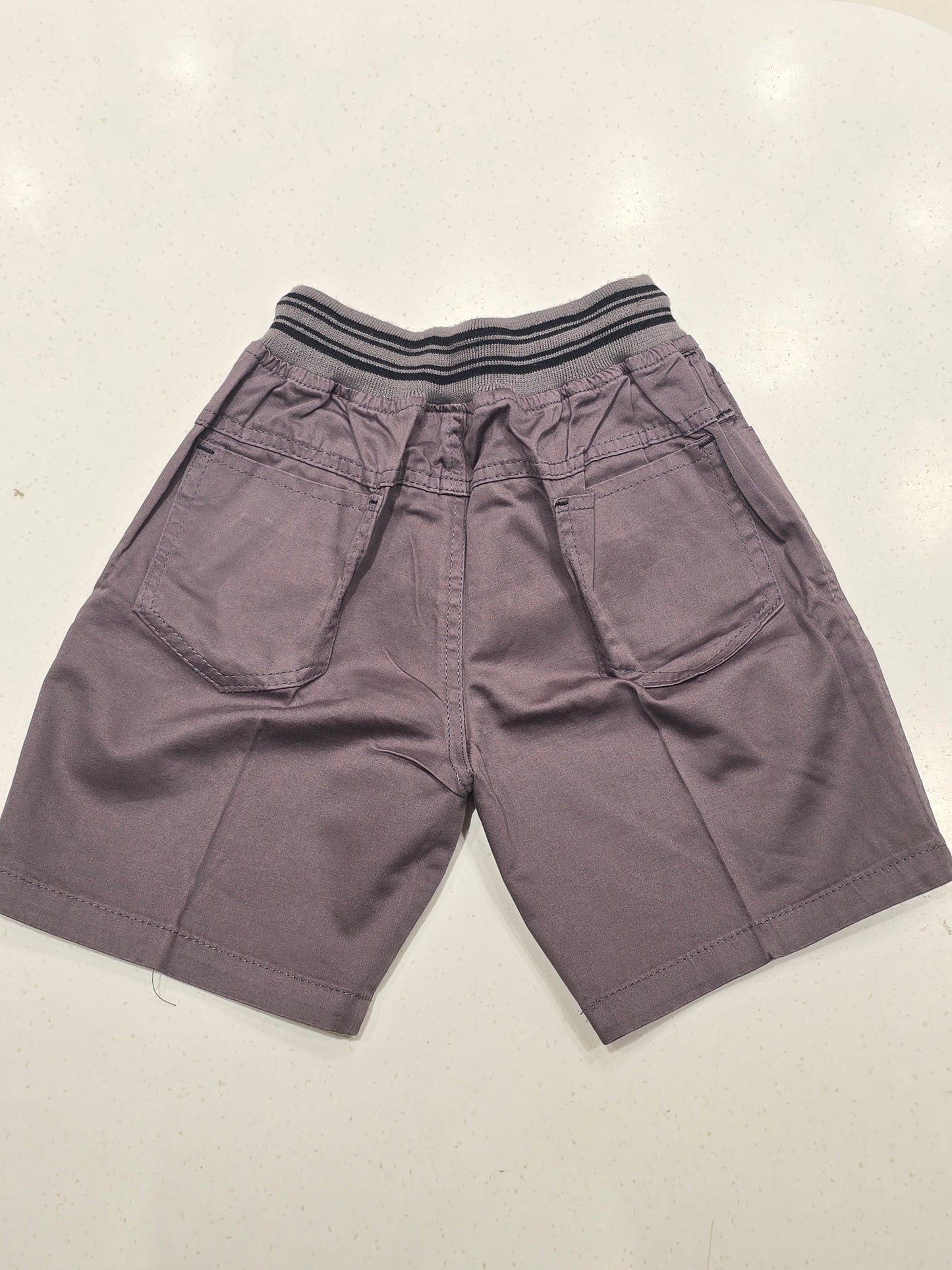 Gray Cotton Shorts for Boys