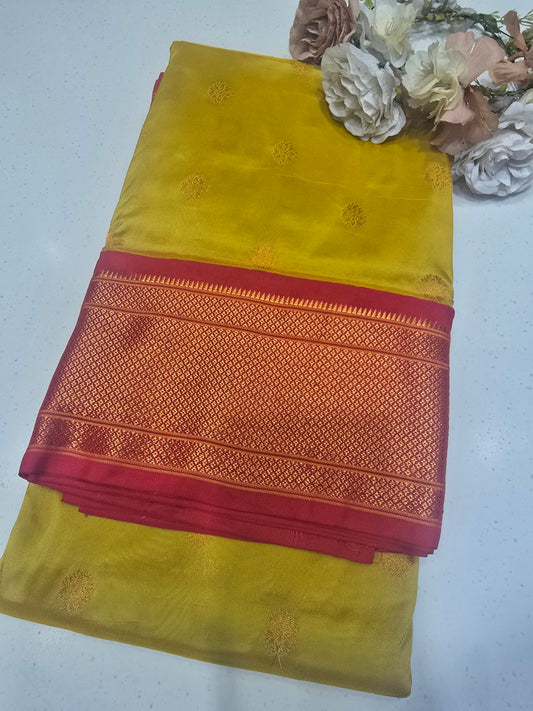 Paithani Semi Silk Saree with Rich Pallu and Small Motifs Across the Body | Festive & Wedding Wear Silk Saree