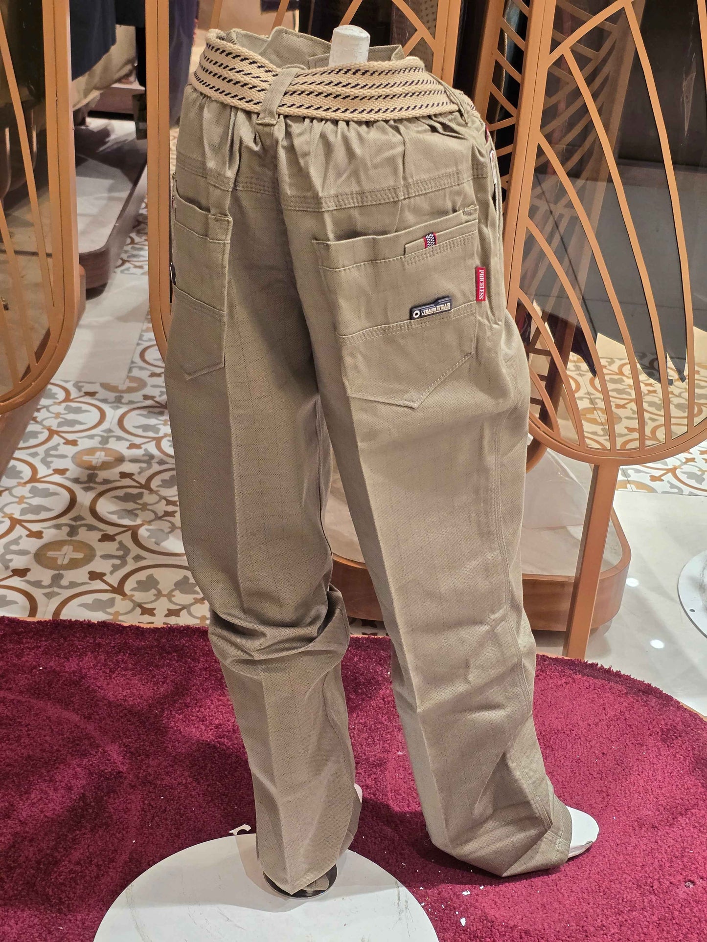 Boys Gray Denim Pant