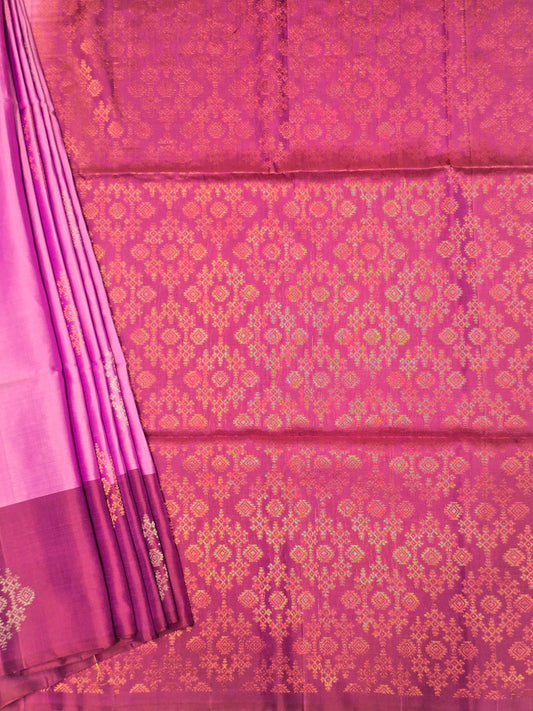 Pure Kanjivaram Soft Silk Saree with Rich Pallu
