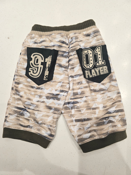 Multicolour Corduroy 3/4 Shorts for Boys