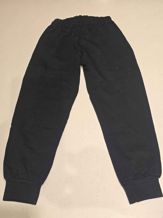 Girls Black Cotton Casual Wear Pant