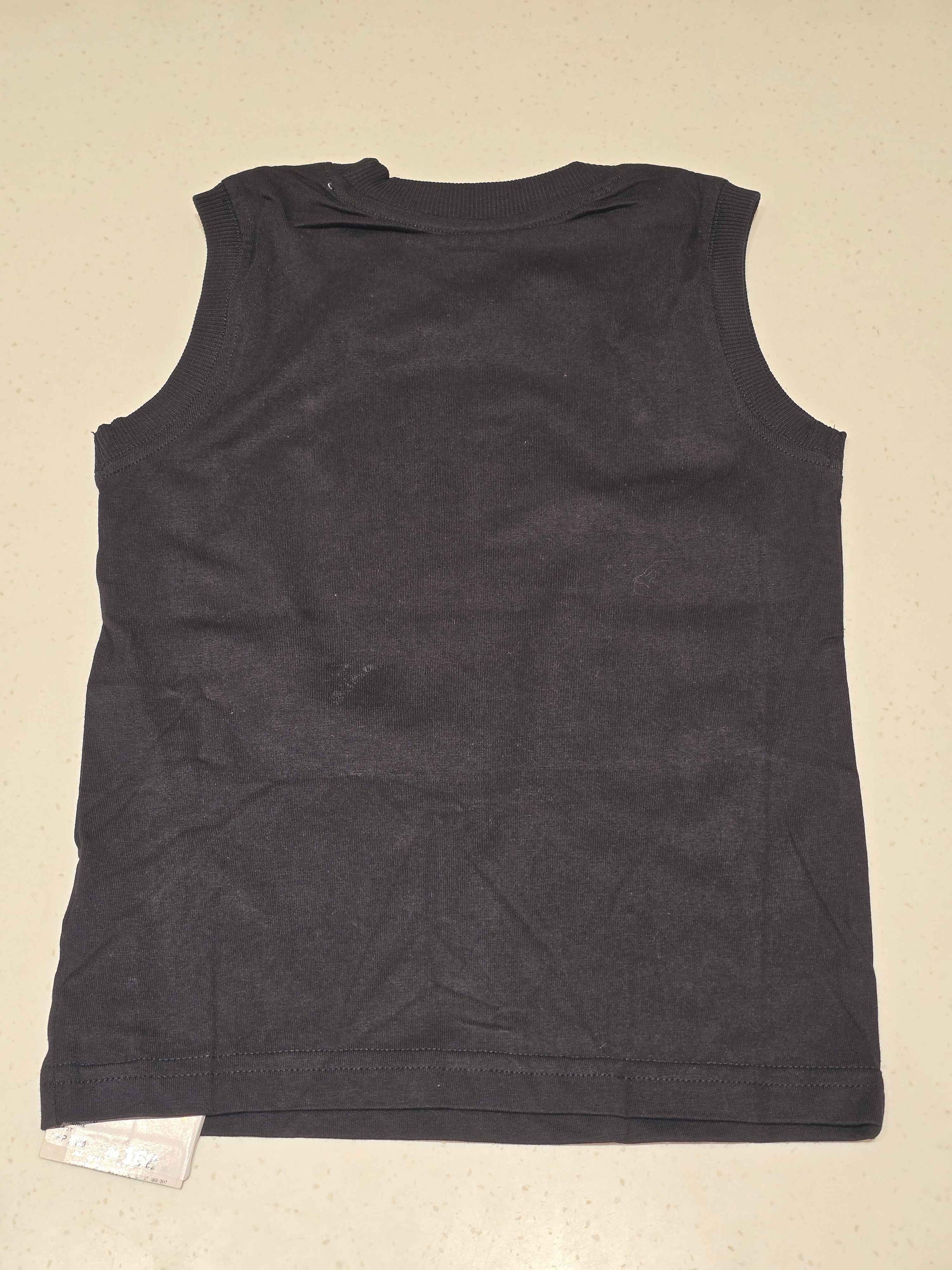 Cotton material black colour digital printed tshirt