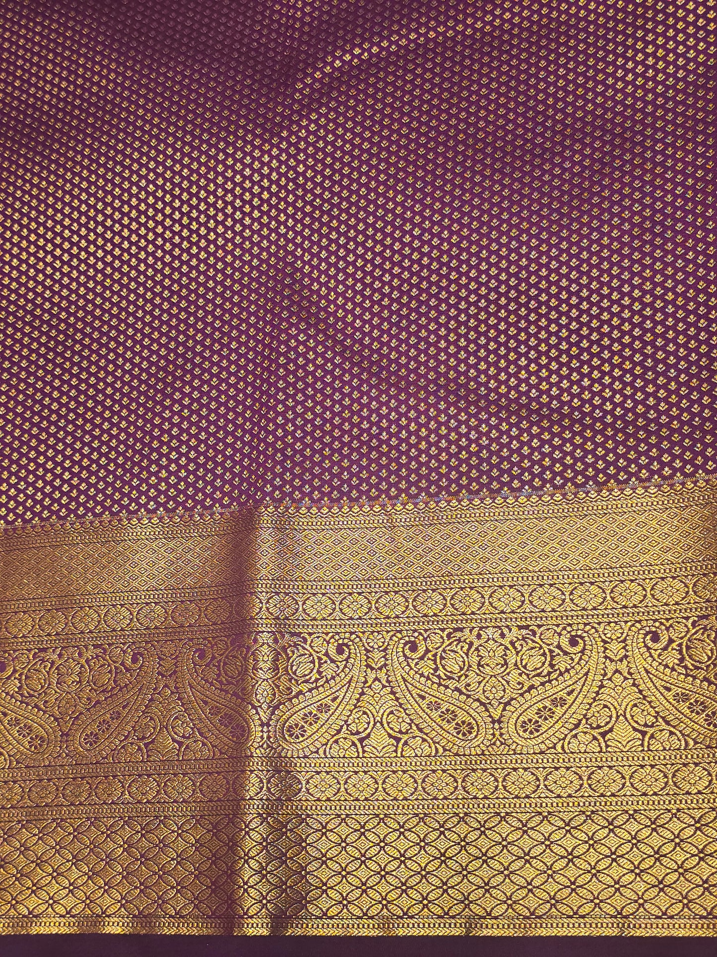 Women Peacock Jhumka Semi Kanjivaram Silk Saree