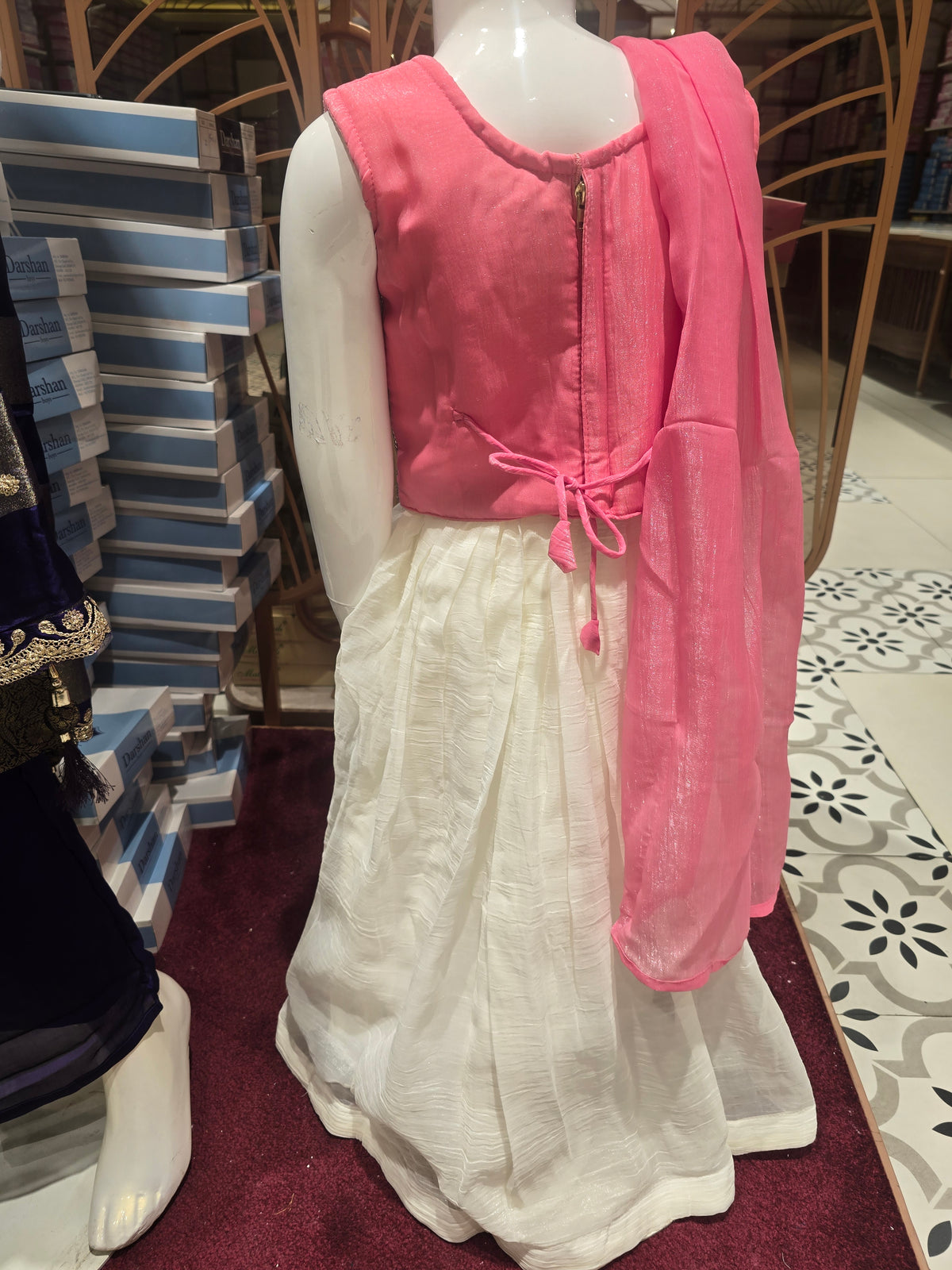girls' ethnic lehenga choli set.