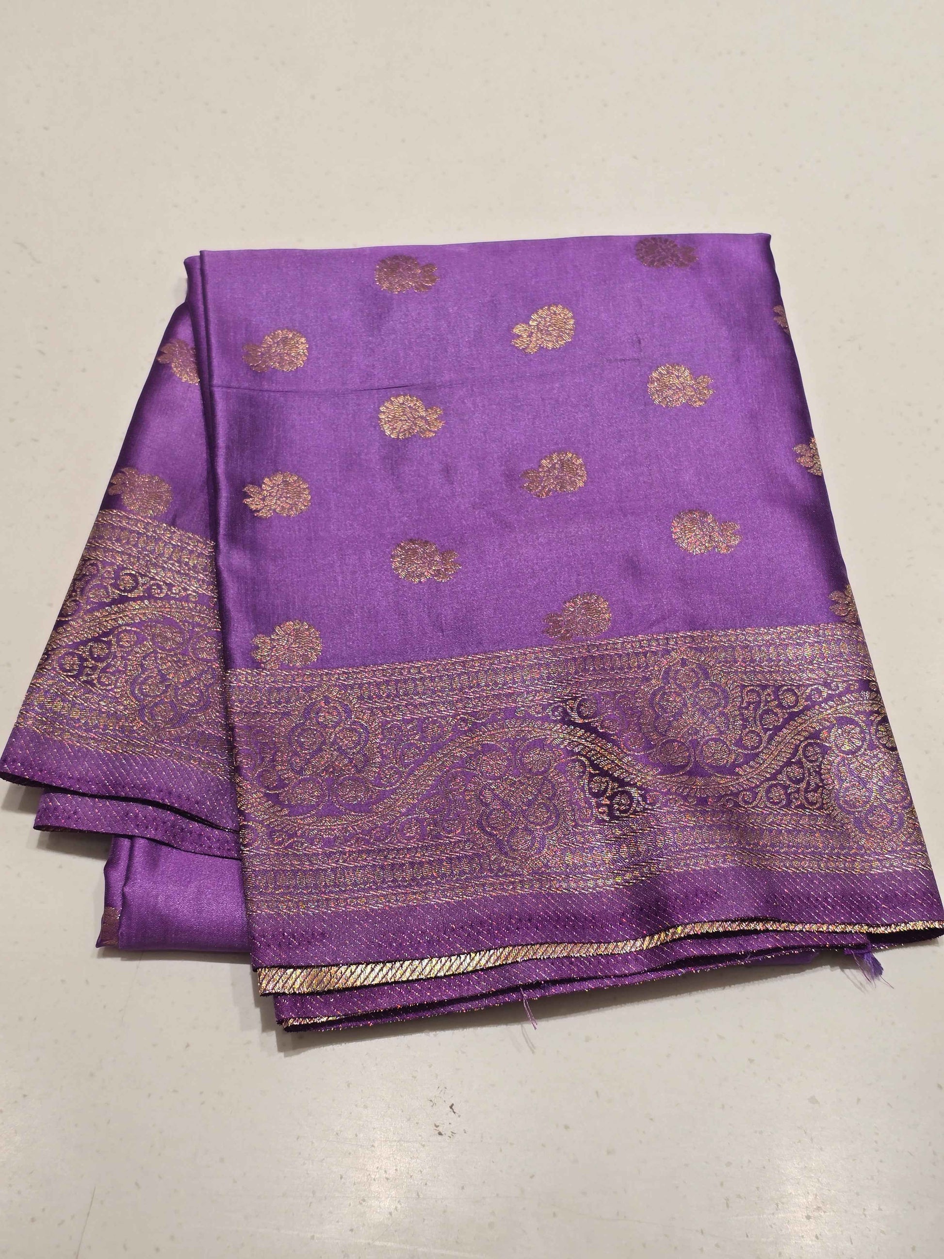 Banarasi Soft Silk Dupatta with Floral Butta