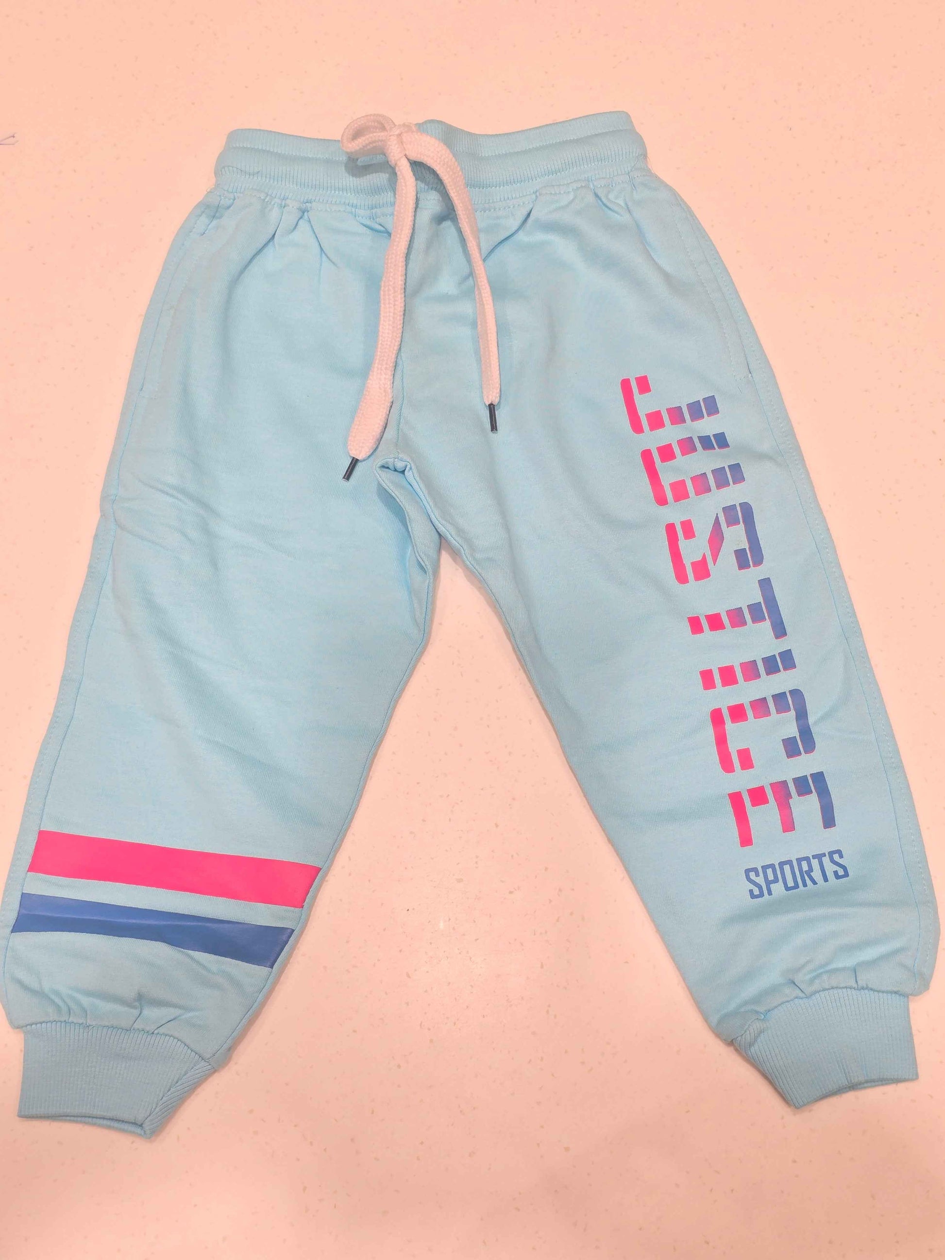 Cotton material sky blue color daily wear for girl