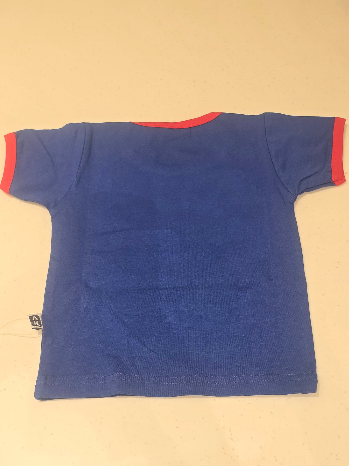 Baby Boys Light Blue Cotton Printed T Shirt