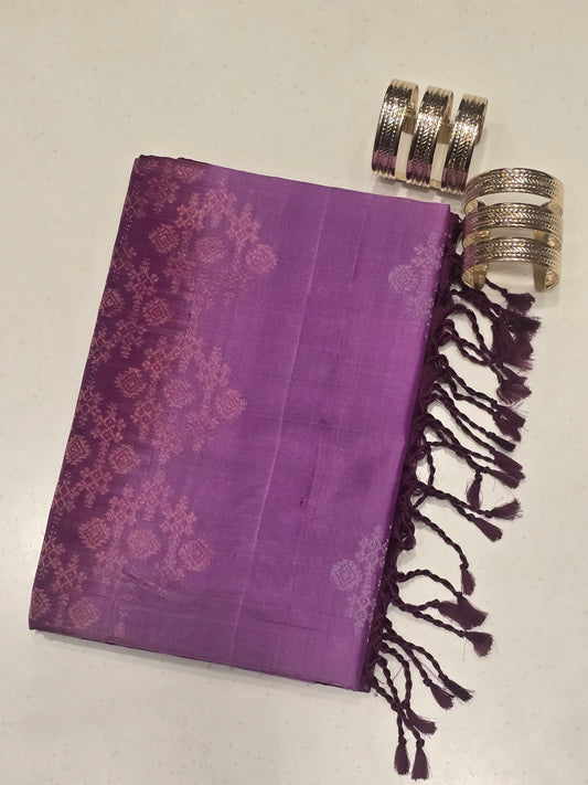 Pure Kanjivaram silk with rich pallu and fancy border