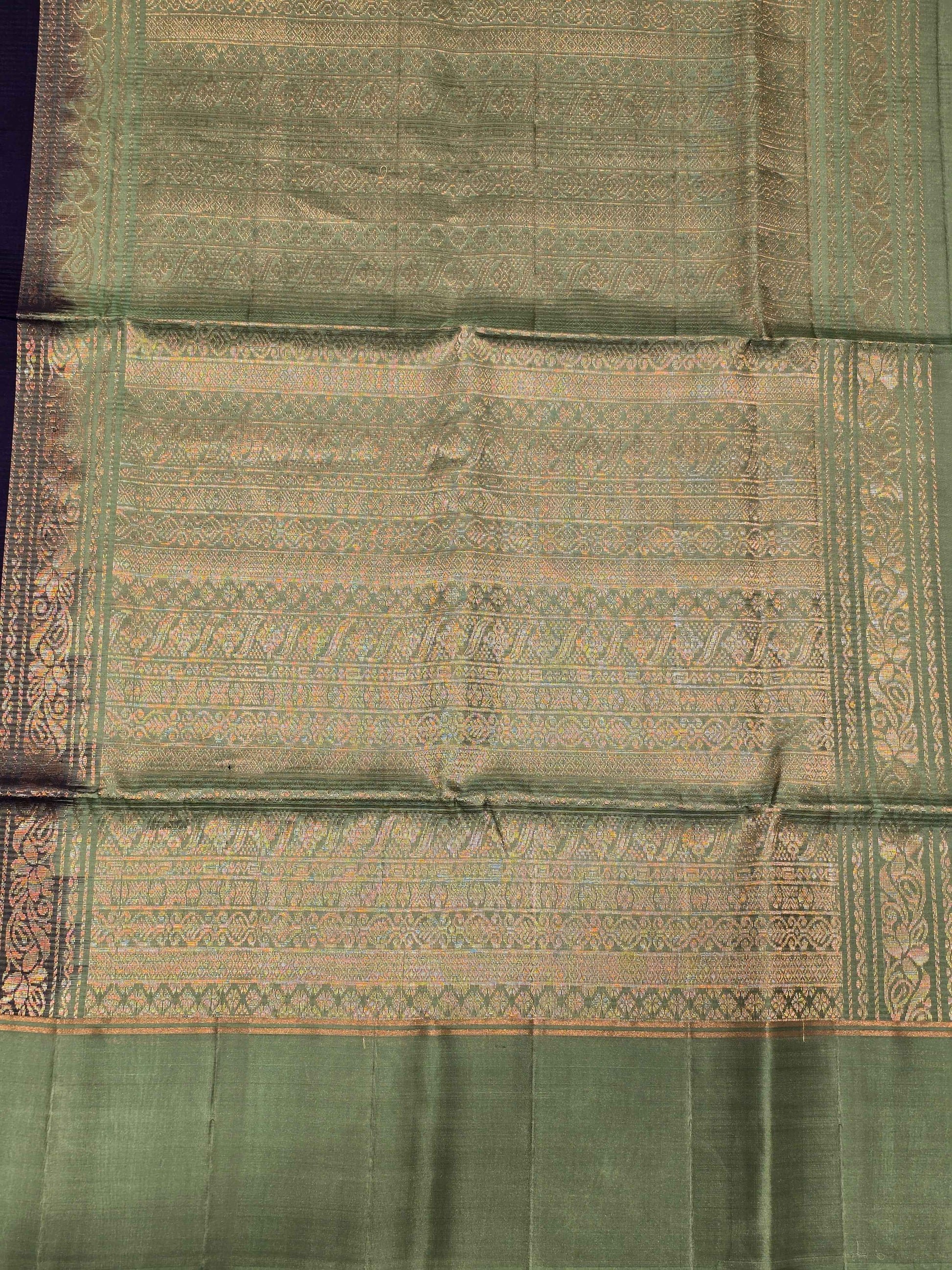 Pure softsilk saree with rain drops motifs over the body