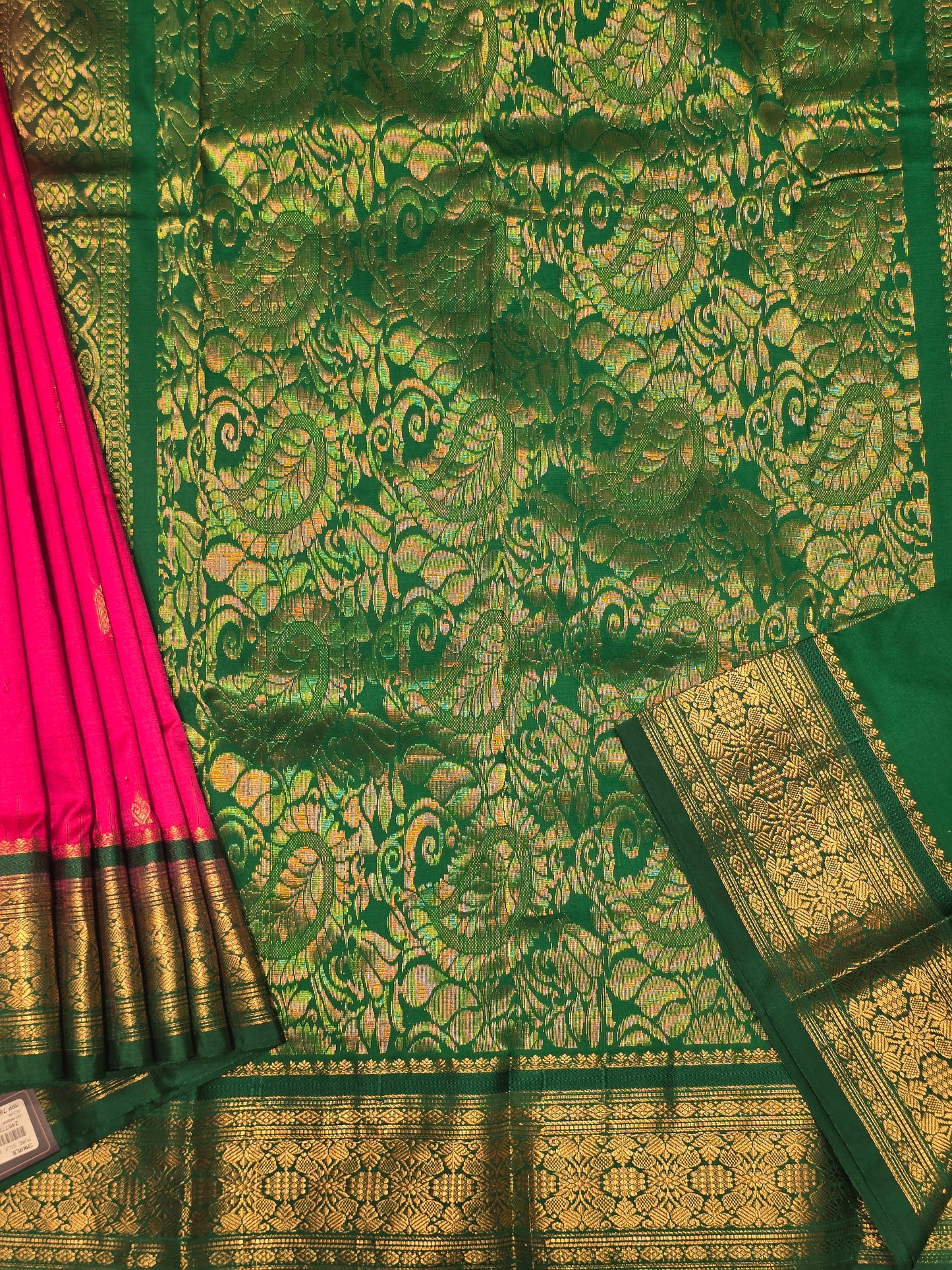 Handloom Pure Silk Saree with Kadiyal Border