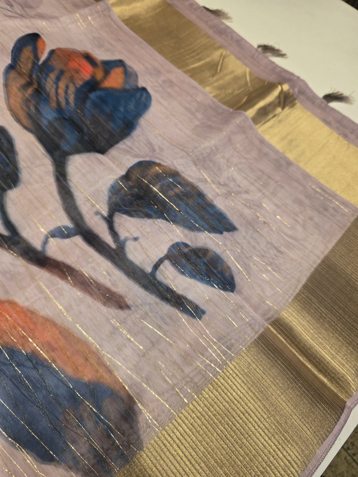 Double Organza with art silk Festive | party wear