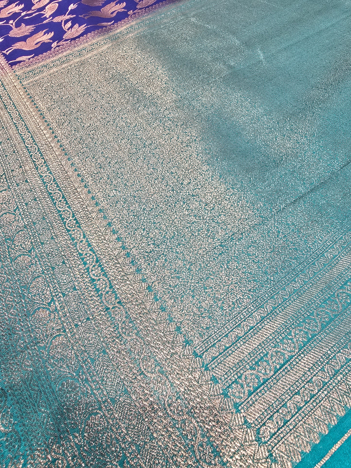 Semi Banarasi Silk Saree with Zari Weaving & Rich Border | Elegant Festive & Party Wear Saree for Women