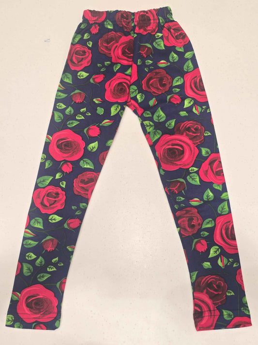 Printed Cotton material rose designed ankle leght pant
