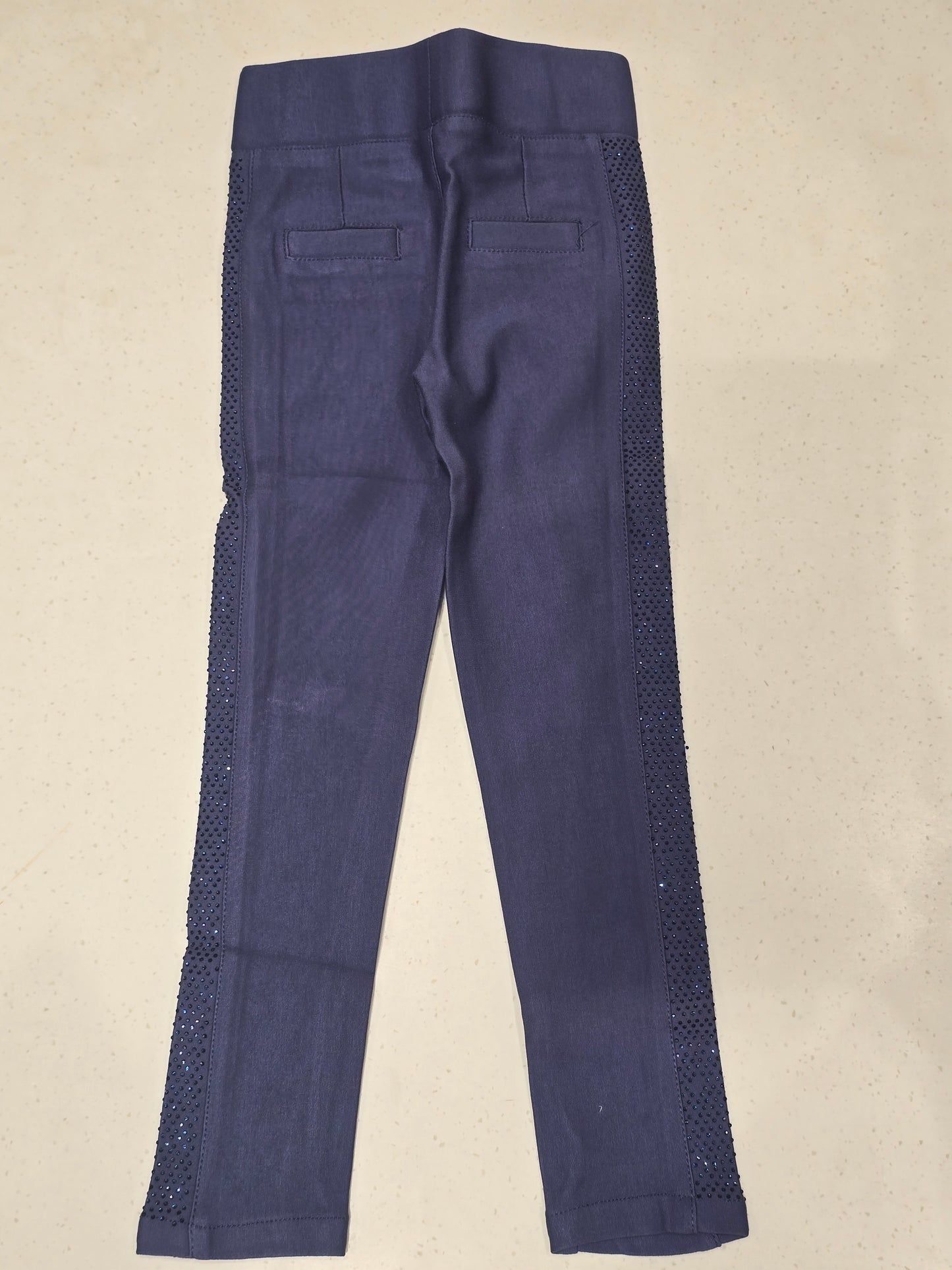 Blue Stretchable Pants for Girls