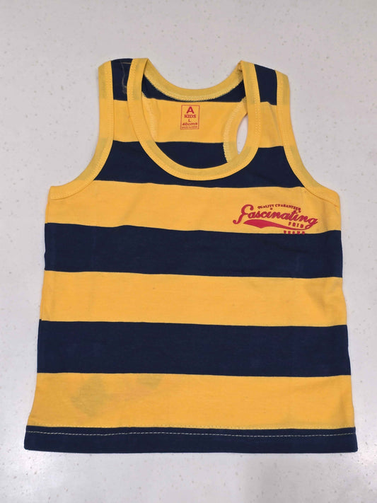 Cotton material dual colour half t-shirt with round neck