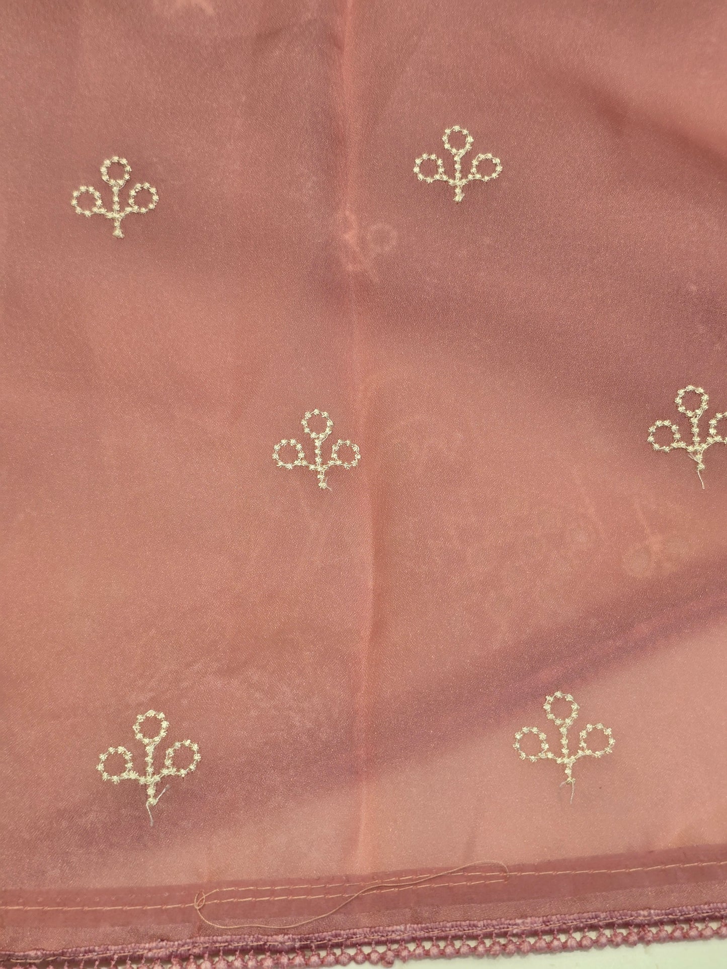 Class tissue with embroidery work fancy saree Festive wear