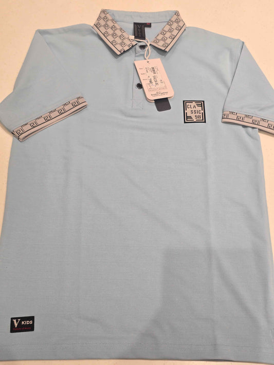 Imported Material sky blue color tshirt for boys