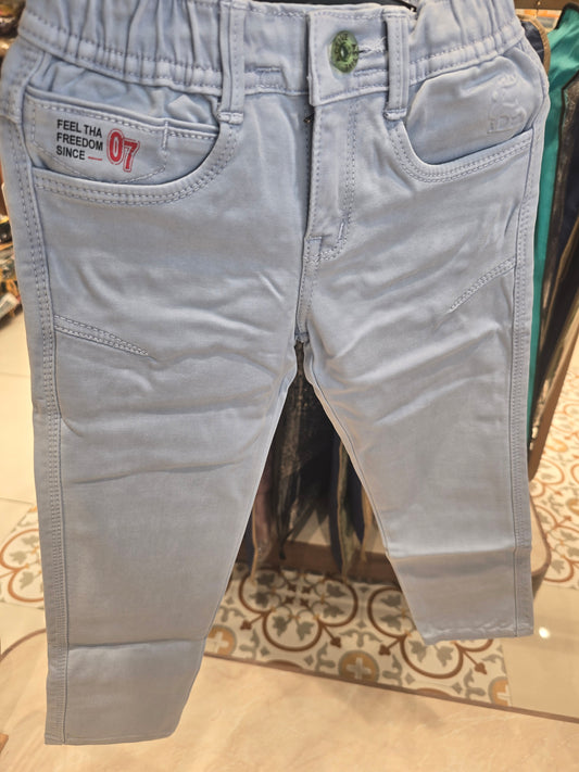 Kids Denim Cotton Jeans – Soft, Comfortable & Stylish Bottom Wear for Boys