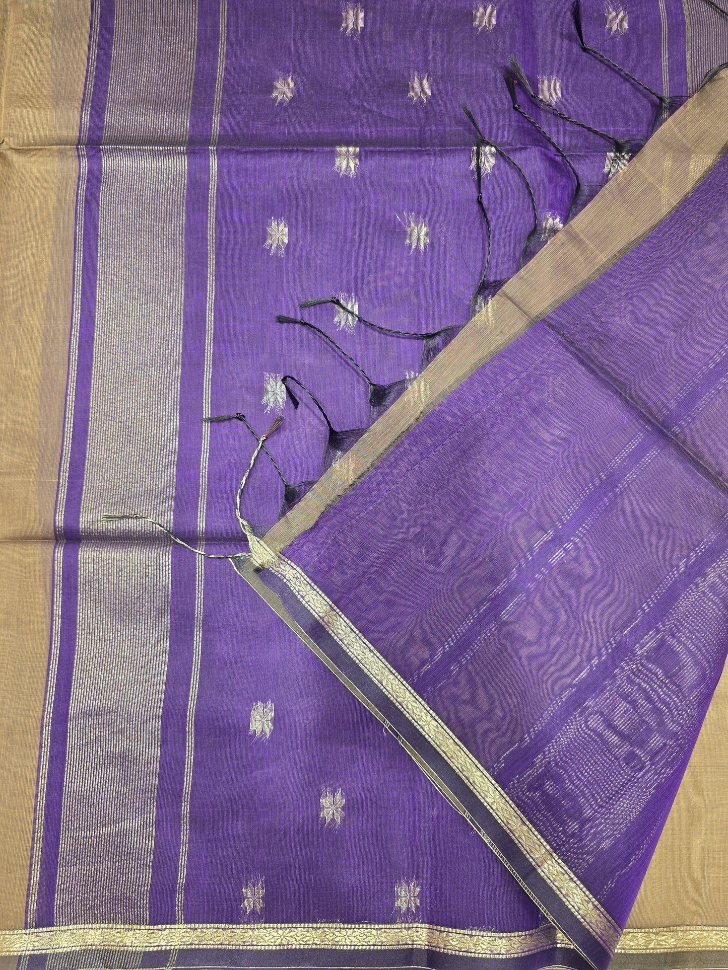 Maheshwari Cotton Silk Saree with Zari Border & Butta Design | Lightweight Festive & Daily Wear Saree for Women