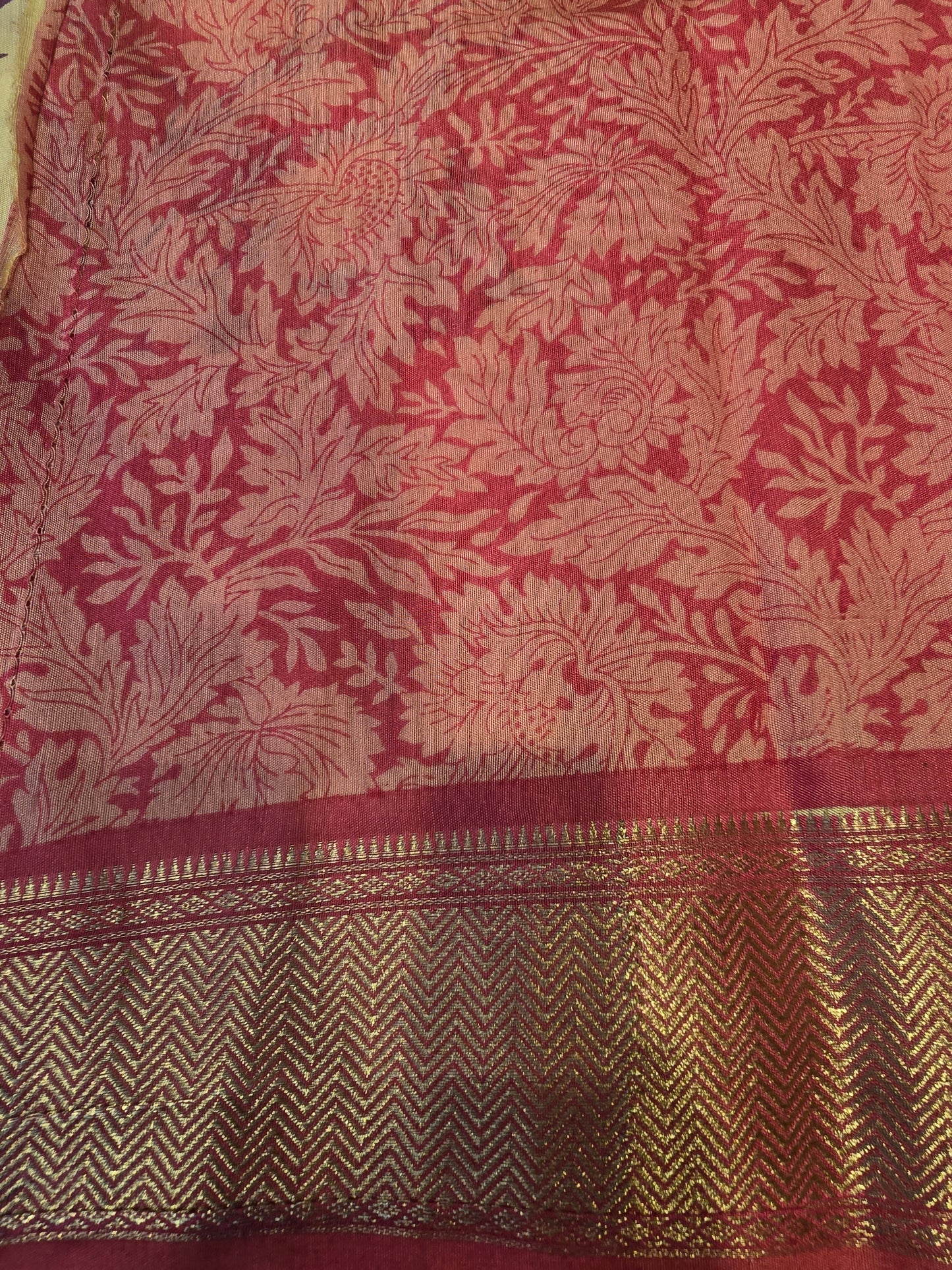 Soft Printed Cotton Saree with Gatti Border | Lightweight Festive & Daily Wear Saree