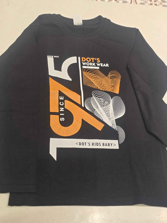 Lycra cotton material full sleeve t-shirt for boys