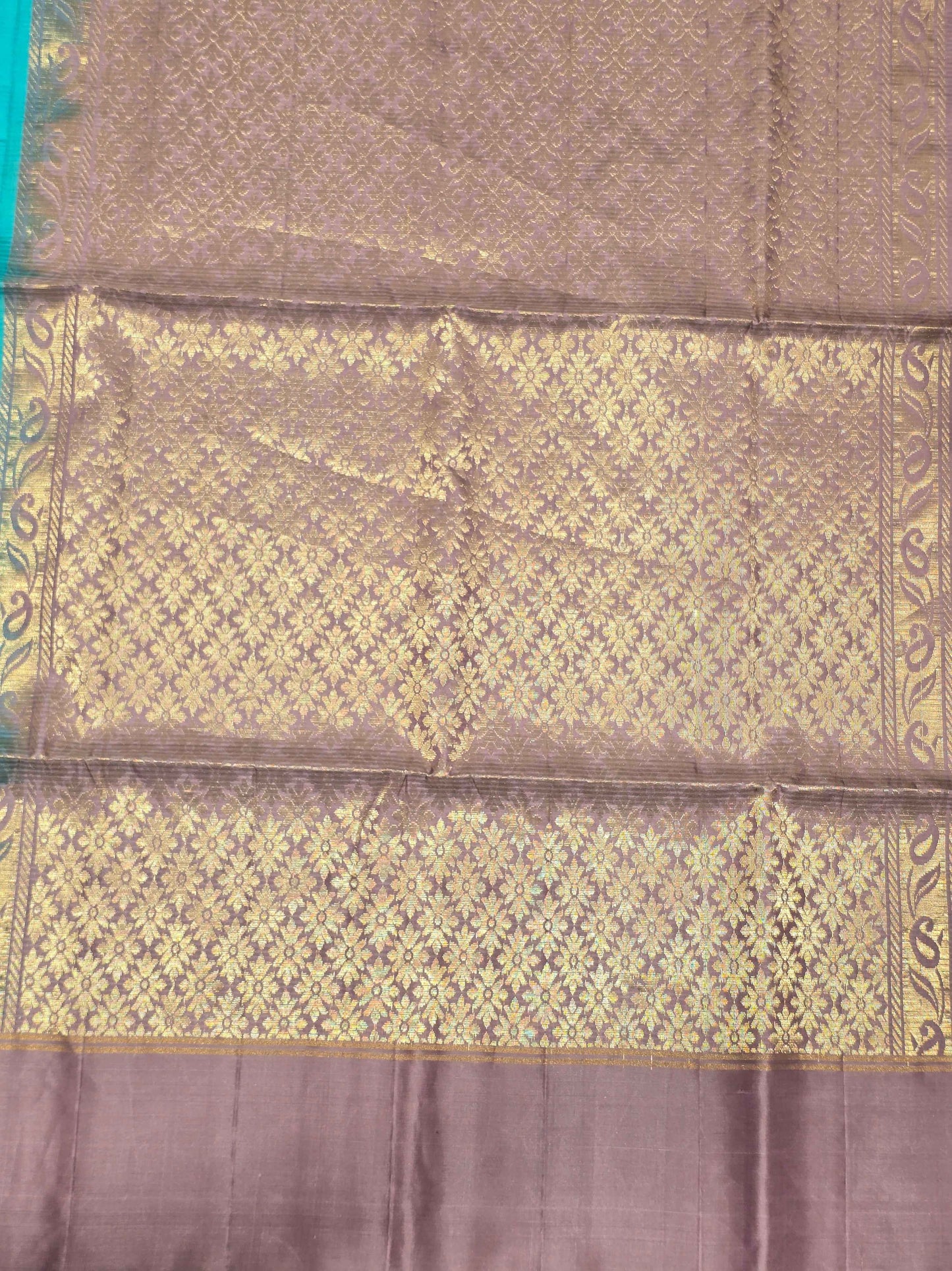 Pure softsilk saree with rain drops motifs over the body