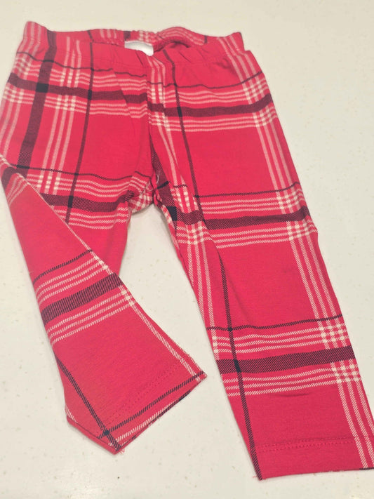 Cotton material blue color checked pattren pant for girl