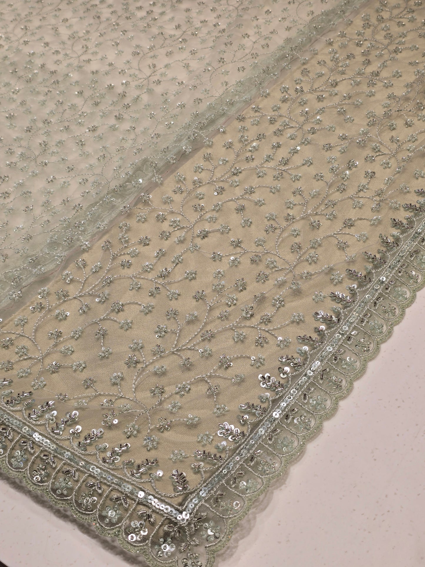 Exclusive Bridal fancy , stone & sequence work with Shapper obtainable