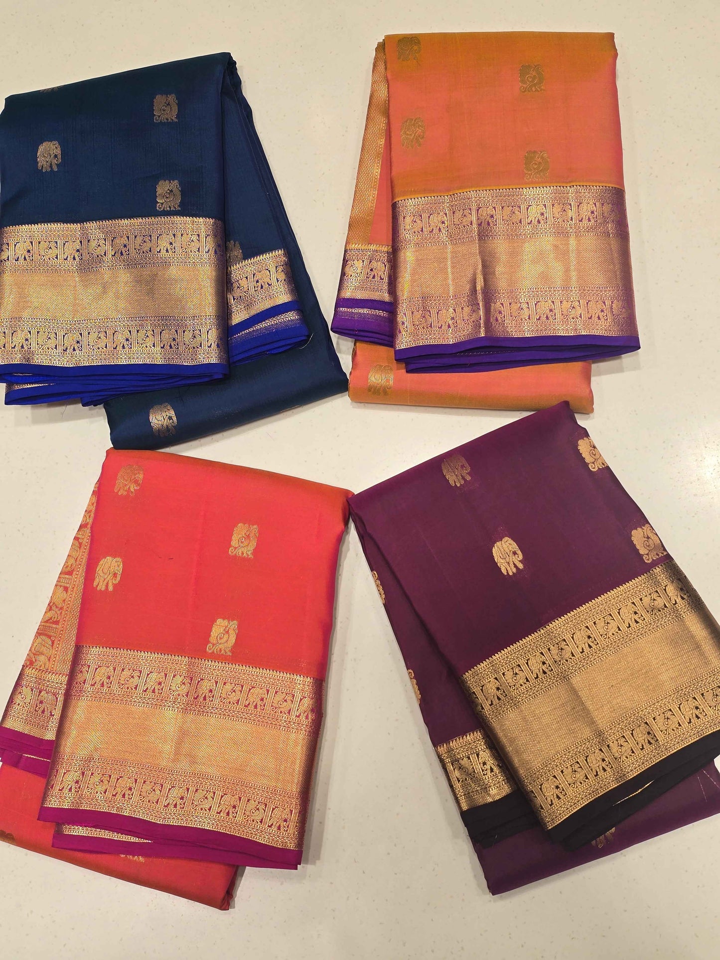 Women Pure Kanjivaram Silk Saree with Rich Pallu