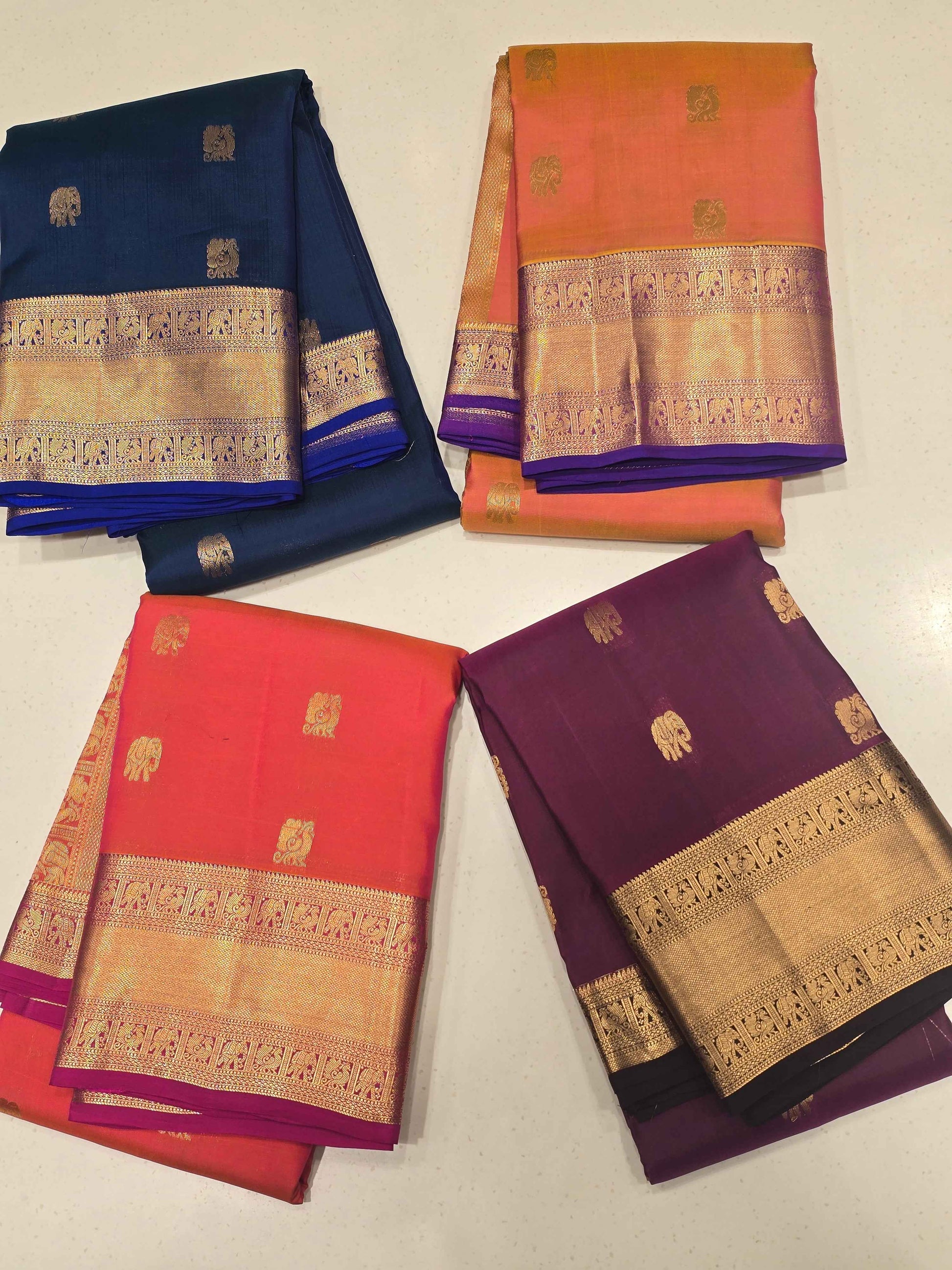 Women Pure Kanjivaram Silk Saree with Rich Pallu